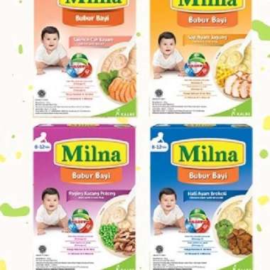 Promo Harga Milna Bubur Bayi 6 Sup Daging Brokoli 120 gr - Blibli