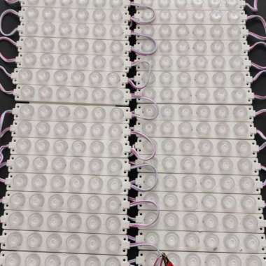 lampu led 6 mata flat jumbo RGB 12 volt variasi mobil motor