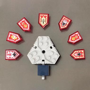 LEGO Part Out 70373 - Nexo Knights RED Combo NEXO Powers Wave 2