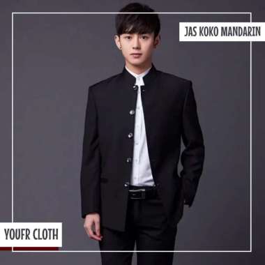 Jas Mandarin Pria Cheong Sam Pria Jas Koko Mandarin Jasko Mandarin Koko Jas Koko Muslim Pria Fashion