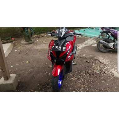Cat merah doff PCX Scoopy donat ring 12 Merah glossy