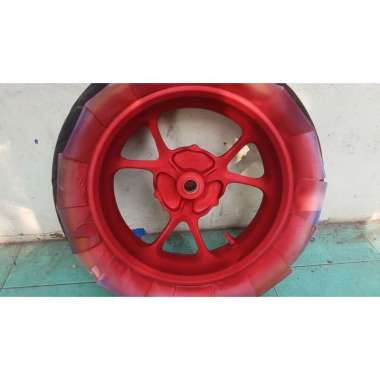 Cat merah doff PCX Scoopy donat ring 12 Merah doff