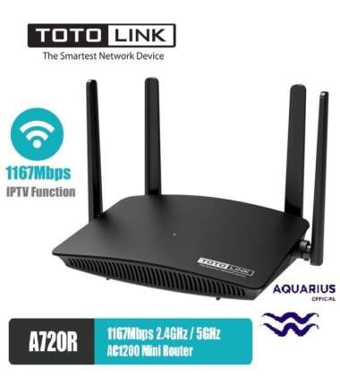 TOTOLINK A720R AC1200 Wireless Dual Band Router