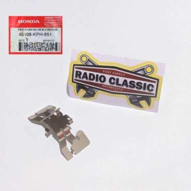 PER KAMPAS REM DEPAN CAKRAM PED SET KUPU KUPU HONDA KARISMA ORI AHM 45108KPH951