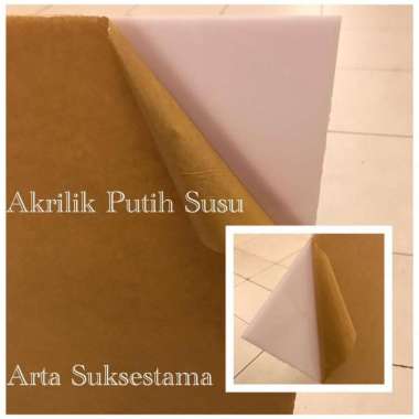 Akrilik Susu 2mm x 30cm x 30cm / Acrylic Susu Lembaran