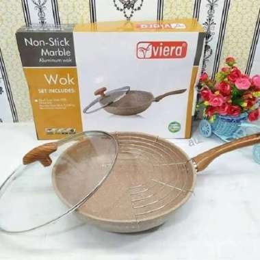 VIERA WOK MARBLE 32CM SET TMS99-995