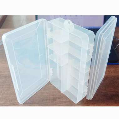 Kotak pancing lure tackle box double atas bawah 025