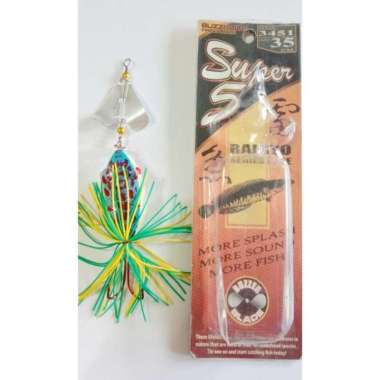 Sale umpan kodok Hard Frog lure buzzbait Biru