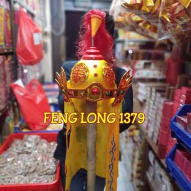Topi Cosplay Mahkota Tatung | Topi Lok Thung Dewa Jenderal|Cosplay Hat