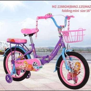 Sepeda Lipat Anak Mini 16 18 Inch Mazara