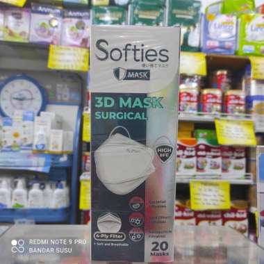 Softies Masker Surgical 3D 20s