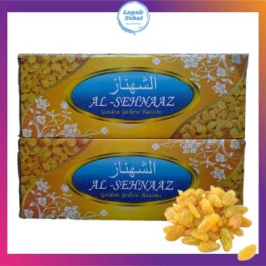 KISMIS ARAB RAISIN GOLDEN AL-SEHNAAZ ANGGUR KERING ASLI Kismis Kuning 500 gr
