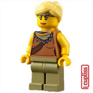 PART OUT LEGO CTY1302 Jessica Sharpe City Minifigure -
