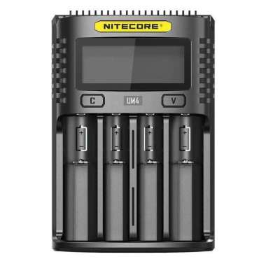 Nitecore Intelligent USB Charger Baterai 4 Slot Li-ion NiMH UM4