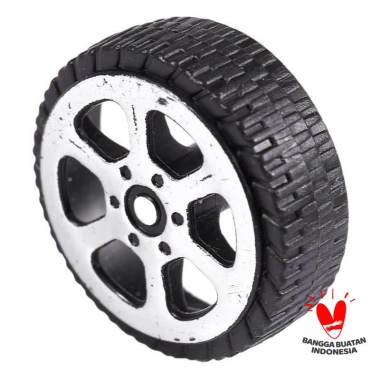 Roda Plastik Diameter 2mm Untuk Mainan Mobil Truk El 20mm X