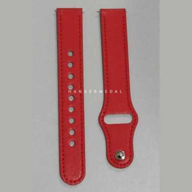 Tali jam Kulit HUAWEI BAND 7 Strap Band Quick Release 19mm leather RED
