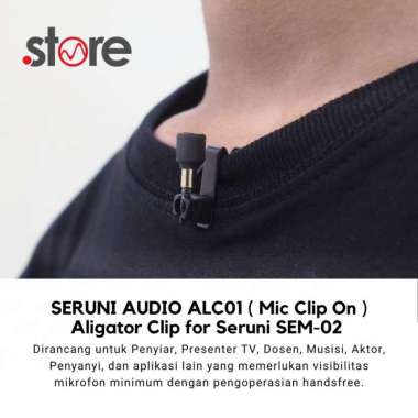 SERUNI AUDIO ALC01 ( Mic Clip On ) Aligator Clip for Seruni SEM-02