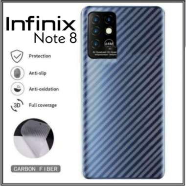 Skin Carbon Infinix Note 8 Back Skin Protector Handphone
