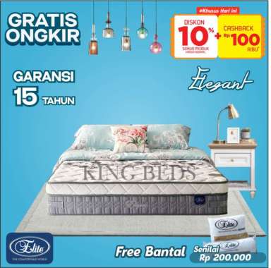 Elite Spring Bed Elegant Matras / Mattress KASUR ONLY 160 180 200 120 100*200
