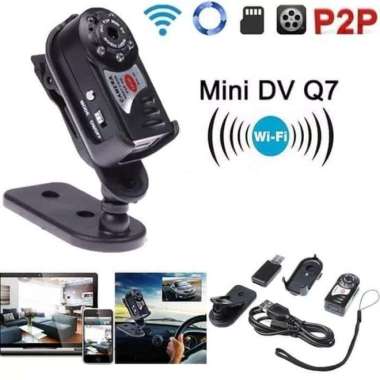 Wireless Ip Cam Camera CCTV Wifi Car Dvr Spycam Camera pengintai Q7