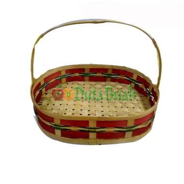 DUTA BUAH Keranjang Parcel Oval Warna Besar (1 keranjang)