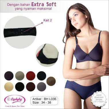 Bra Lydyly Busa Non Kawat L036 - Daily Extra Soft Bra 036 34
