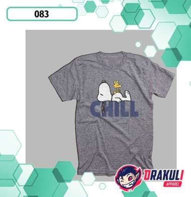 T Shirt 083 Snoopy Chill Maroon L