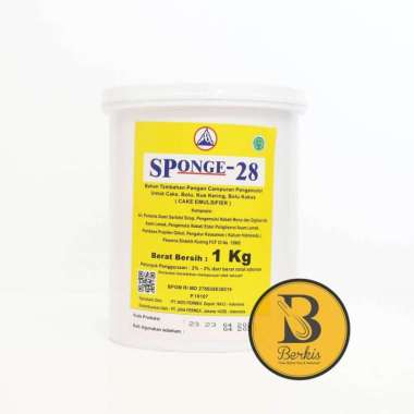 Sponge-28 - 1 Kg Tin / SP Cake Emulsifier Pelembut Kue