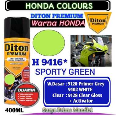 H 9416* SPORTY GREEN DITON PREMIUM SPORTY GREEN 400cc Cat Semprot Pylox Pilok Pylok / Diton Premium 