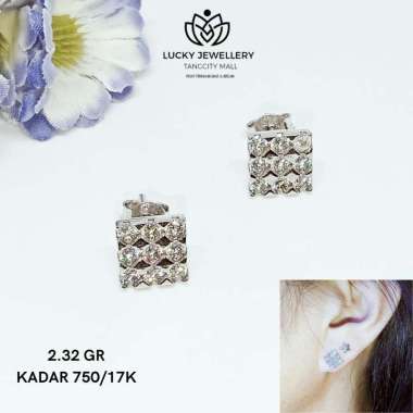 GIWANG FASHION EMAS PUTIH KADAR 750/17K 2.32 GR