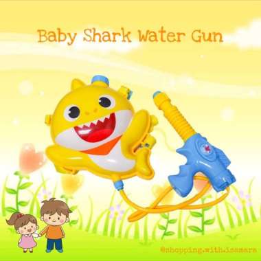 Pinkfong Baby Shark Backpack Water Toy / mainan air