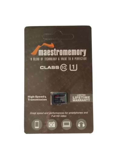 MicroSD Maestro 128GB Class 10 Memory Card Micro SD Memory HP