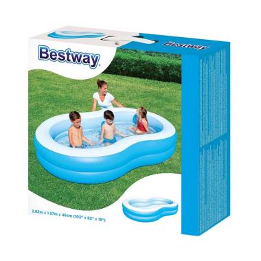 Jual Bestway 54005 Segi Kolam Renang Anak 201 X 150 X 51 Cm Online Oktober 2020 Blibli Com