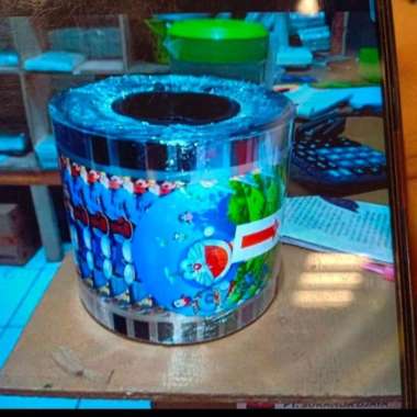 seal cup plastik 1200 cup dan 2000 cup karakter kartun - 1200