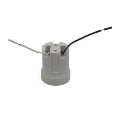 Fitting Keramik E27 + Kabel Downlight Fitting Batu Fitting Porcelain