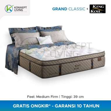 Kasur King Koil Grand Classic - Springbed KingKoil (Mattress Only) 180x200