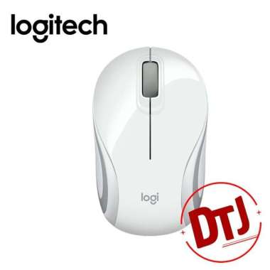 Logitech Wireless Mouse M187 Original Putih