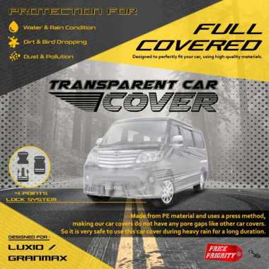 Body Cover Sarung Mobil Plastik LUXIO GRANMAX Tebal Anti Air WATERPROOF