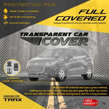 Body Cover Sarung Mobil Plastik CHEVROLET TRAX Tebal Anti Air WATERPROOF