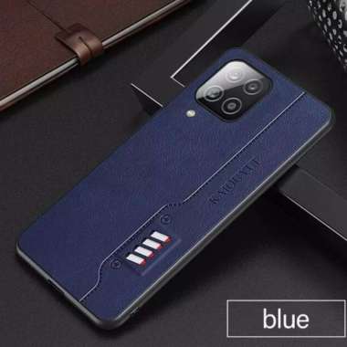 CASE SAMSUNG A12 CASING KILIT SLIM KAIOUYUE DESAIN ORIGINAL SOFT CASE Biru
