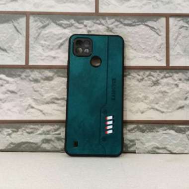 CASE REALME C21 / C21Y CASING KULIT SLIM KAIOUYUE DESAIN ORIGINAL CASE REALME C21Y Hijau