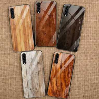 Case Glass Serbuk Kayu Samsung A30s Case Premium Cover Glass Original