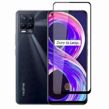 Tempered Glass REALME 8 PRO / REALME 8 full Glass layar 9H REALME 8 PRO
