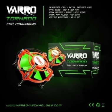 fan processor lga 1155 motherboard h61 varro tornado