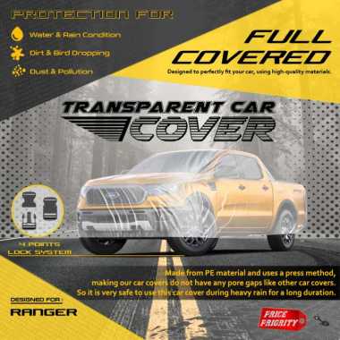 Body Cover Sarung Mobil Plastik FORD RANGER Tebal Anti Air WATERPROOF