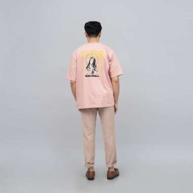 Houseofcuff Kaos Oversized T-shirt Pria Unisex Tebal Dusty Pink Eror XL