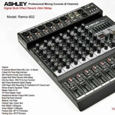 Mixer Ashley 8 Channel Remix802