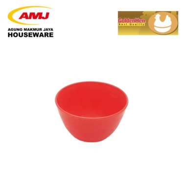 MANGKOK PLASTIK / MANGKOK KECIL / BOWL 3 INCH 03 GOLDEN HEN