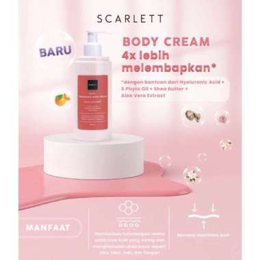 Scarlett Whitening Body Serum + Body Cream Happy