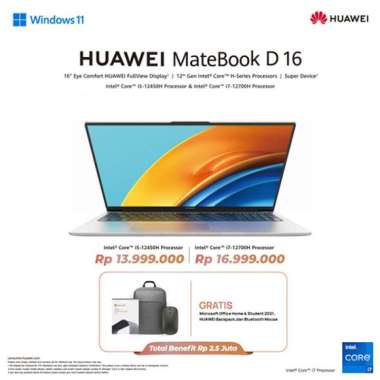 Huawei Matebook D16 Core15 Intel i7 Gen12